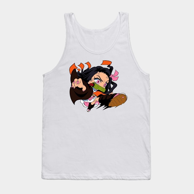 nezuko Tank Top by Stephanie Francoeur Art